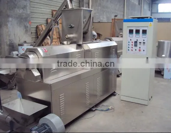 (Skype/Wechat: hnlily07) Double Screws Snacks Food Extrusion Machine