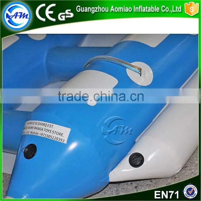 Fashionable water game good price inflatable flying fish towable