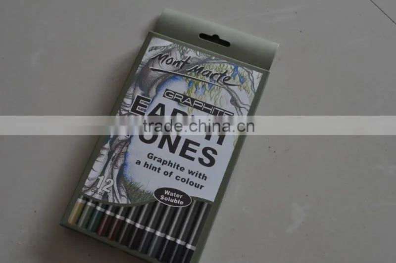 Mont Marte Earth Tones Graphite Pencils 12pce