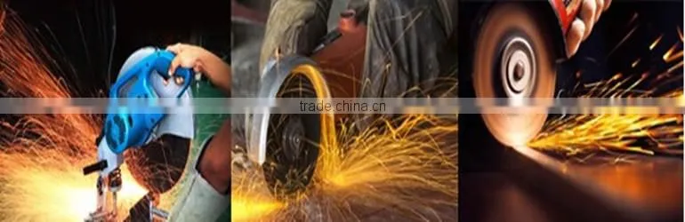 Abrasive diamond cutting disc for metal and inox with double nets