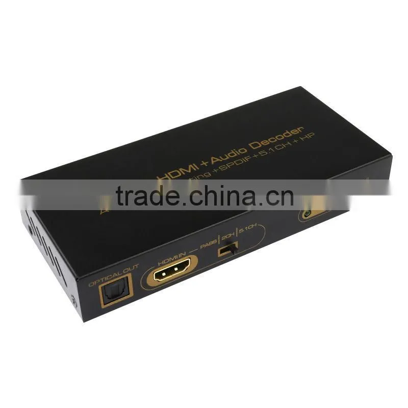HDMI TO HDMI + Audio Decoder 5.1/7.1/ hdmi manufacture