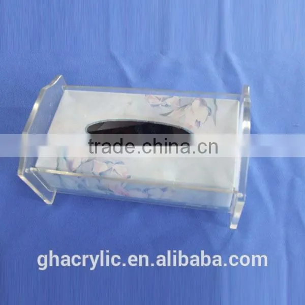 Fashionable new products square acrylic tissue box cover,customized acrylic tissue box cover