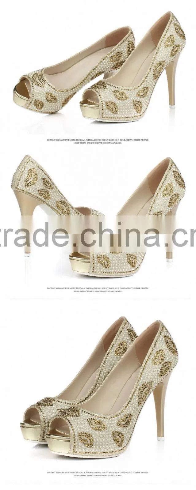2015 Glitter Gorgeous Wedding Bridal Evening Party Crystal open toe High Heels Women Shoes Sexy Woman Pumps Fashion Bridal Shoes