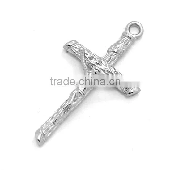 cross pendant St. benedict Crucifix Stainless Steel 3D Jesus Christians Style Jewelry True Religious