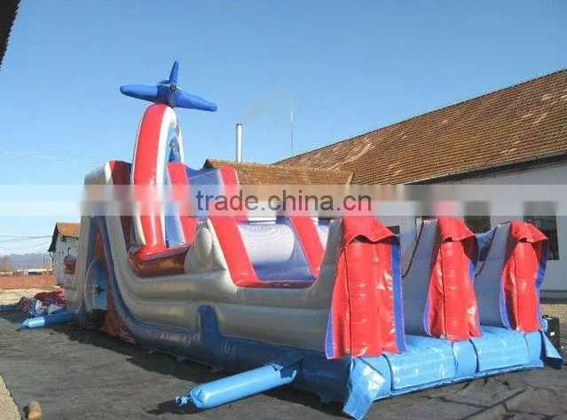 Commercial used inflatable obstacle course for sale
