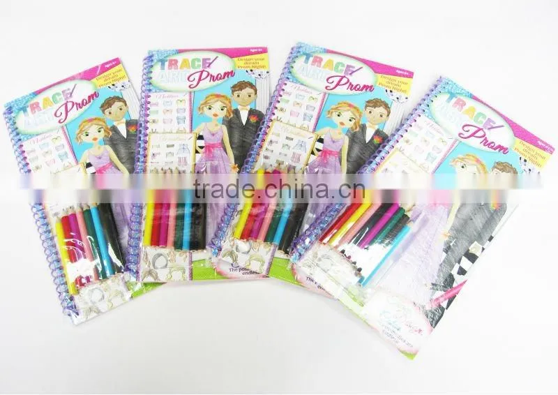 Popular hardcover lock diary notebook