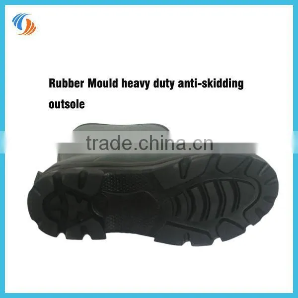 Mens heavy duty rubber hunting boots