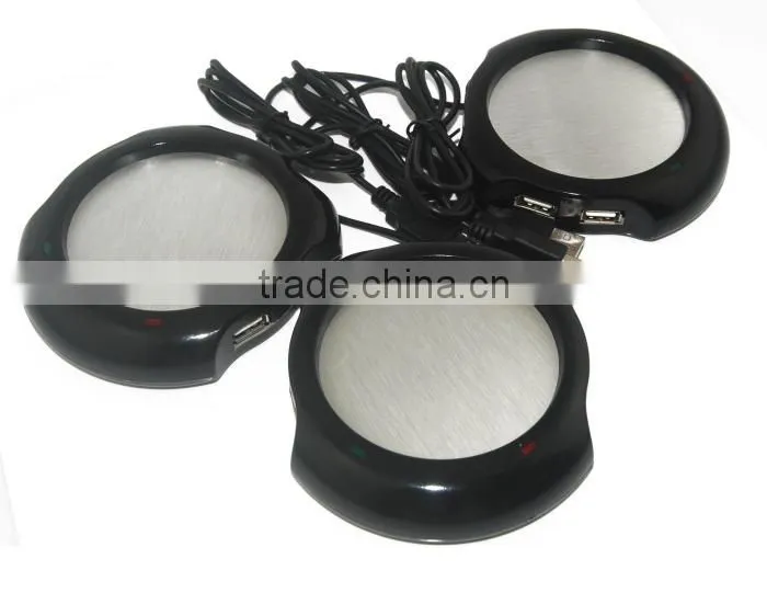 coffee /drink usb mug heater with 4 port usb hub for promotion