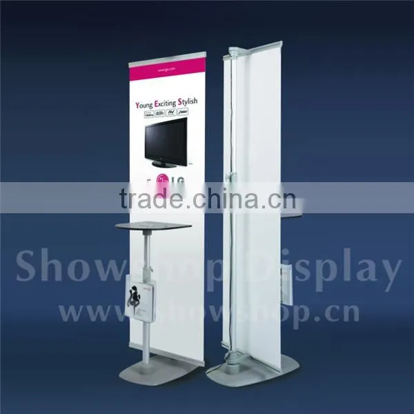 Hot Sale Poster Display Banner Stand Promotional Table
