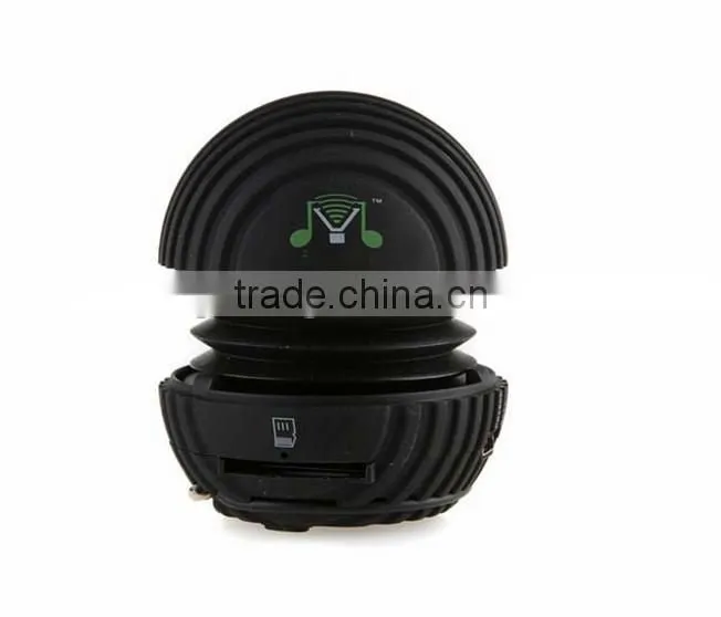Elegant flower shape foldable promotional gift bluetooth speaker