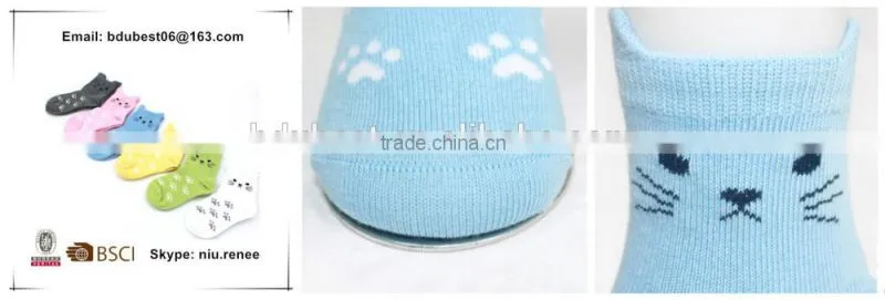 baby products cute cat safety super soft cotton baby socks