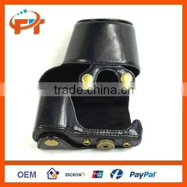 New Fashion Pu Leather camera bag for NEX5R NEX5T 16-50mm lens