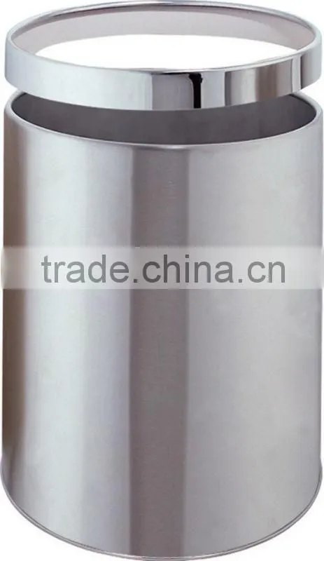 High quality leather cover dustbin