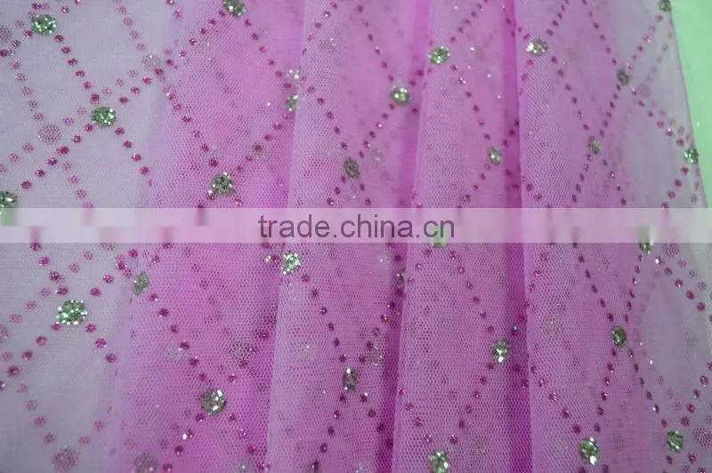 Metallic Tull Fabric for Dress and Costume