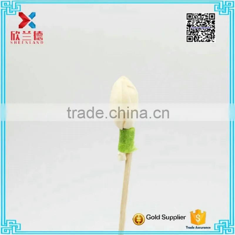 2016 new style White Tulip solo flower with sticks
