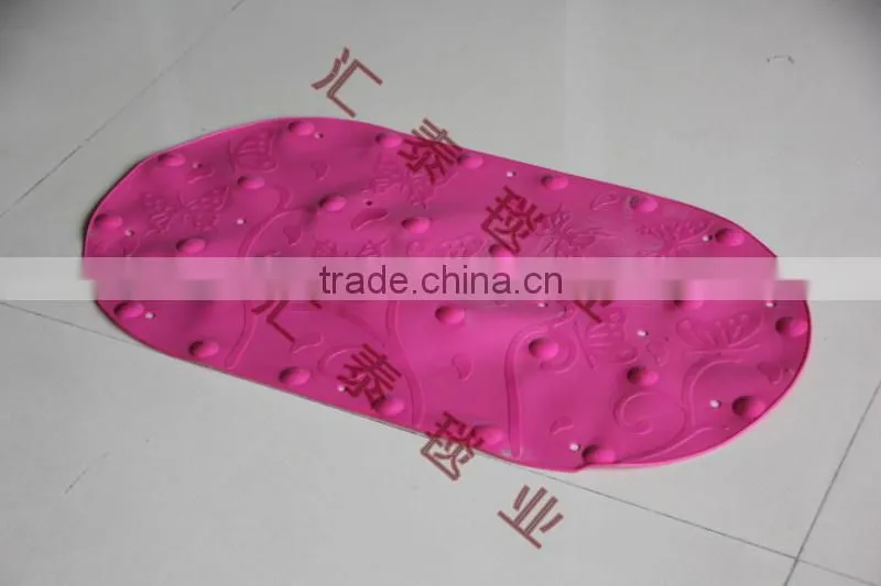 PVC bathroom mat fashion pvc bathmat china factory S02
