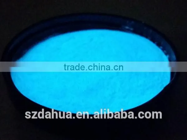 yellow-green glowing powder pigment