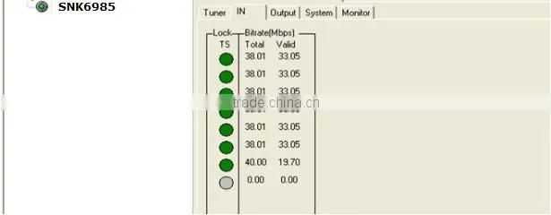 Digital Tuner and ASI input TS streaming multiplexer