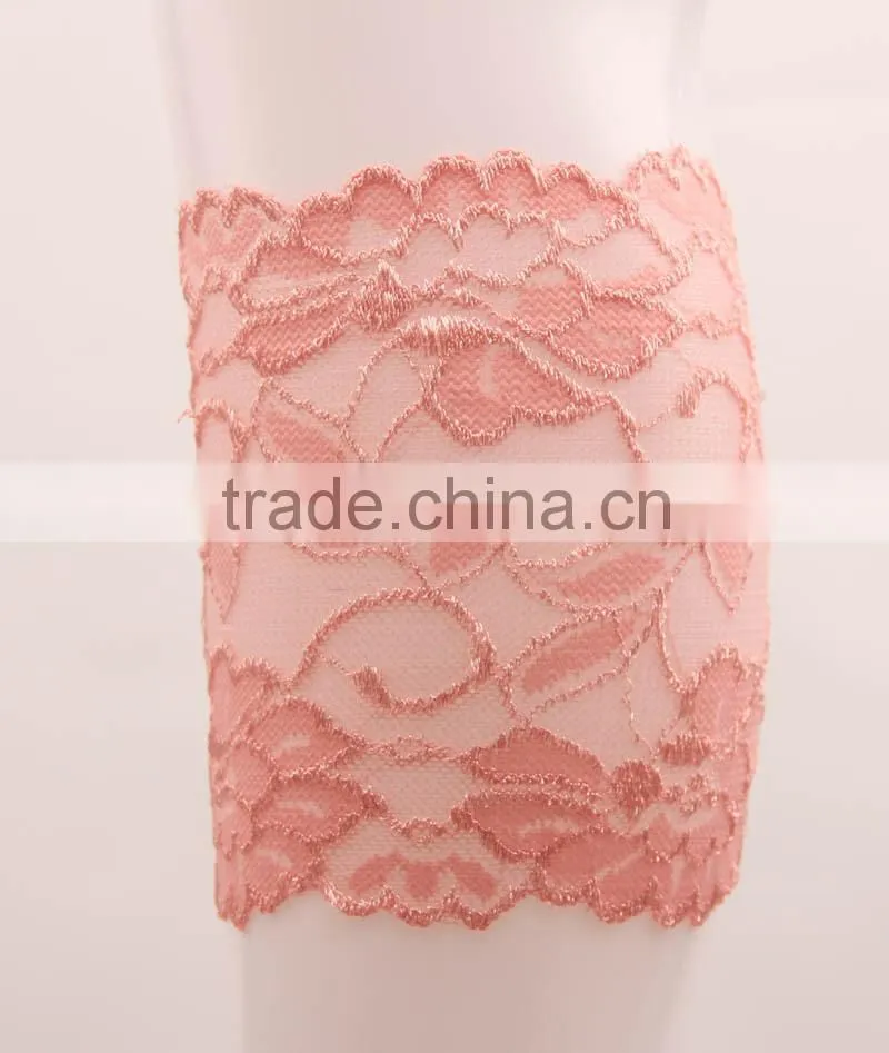 Wholesale Women Lace Leg Warmers Elastic Lace Boot Socks Flower Design Lace Boot Toppers