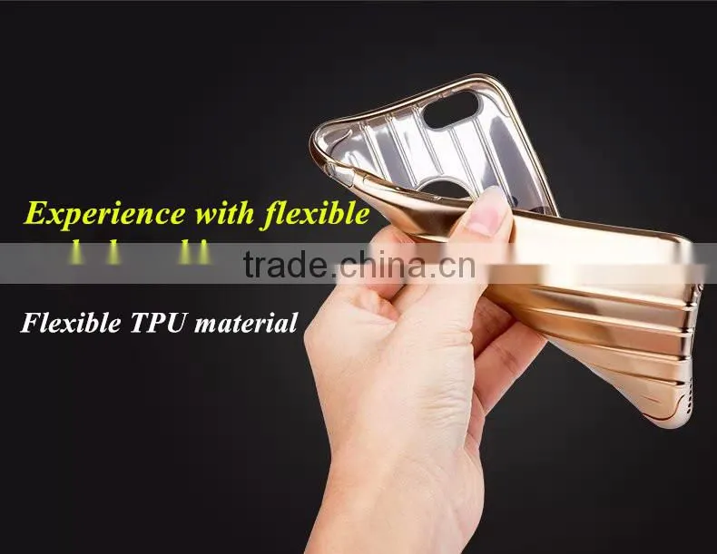 For iphone 6/plus Style case cover, TOP Electroplating, Luggage TPU material special series
