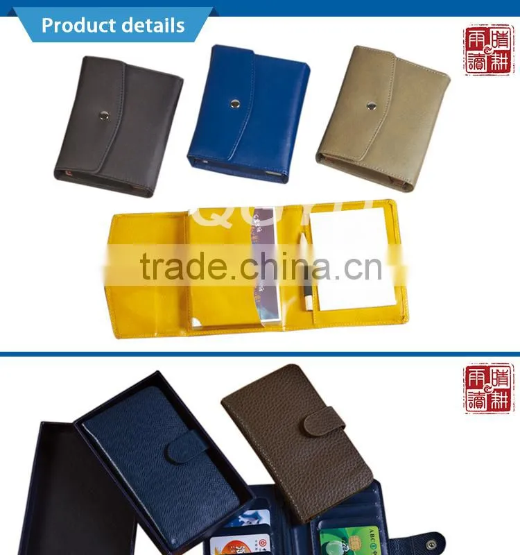 business leather embossing name card holder