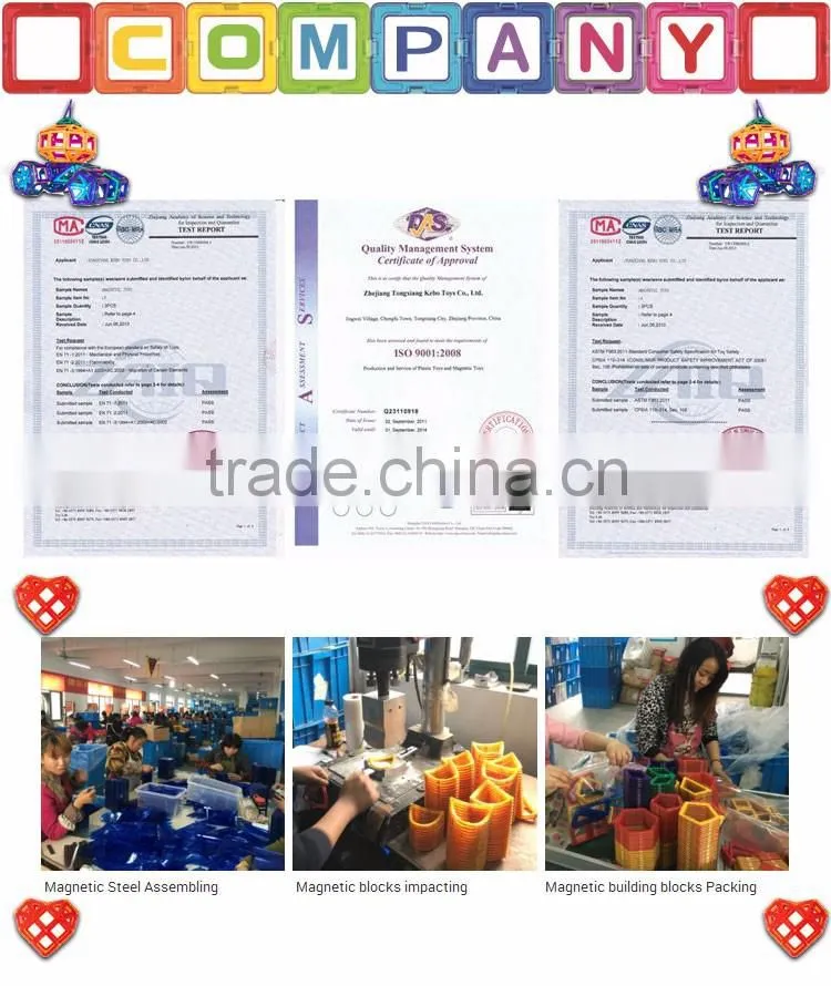 3D Magnetic Building Toys For Preschoolers 108PCS