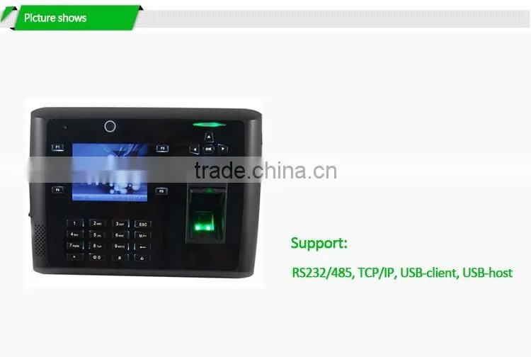 Alibaba Portuguese ID Card Reader Fingerprint Scanner GSM 3G Employee Biometric Time Attendance (HF-iclock700)