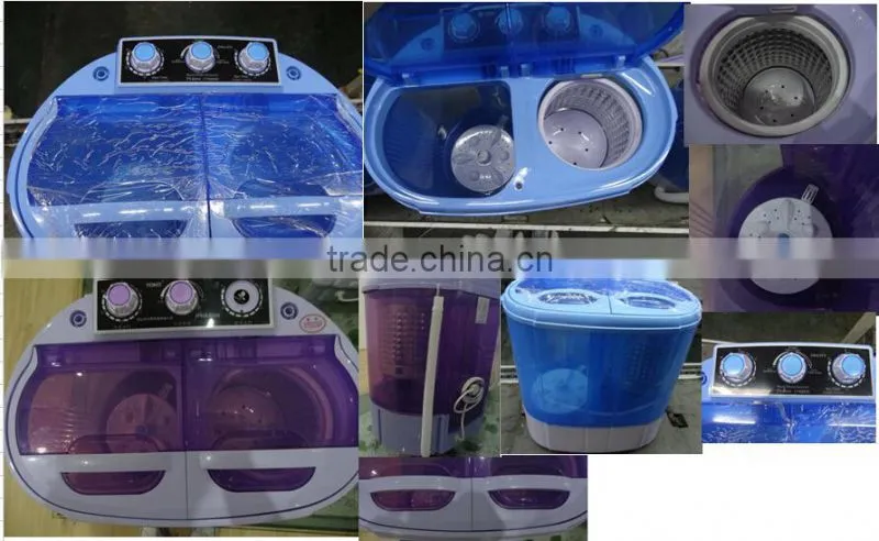3.5kg Mini /Semi-Automatic /Twin tub washing machine MZXPB35-8006(With spin )