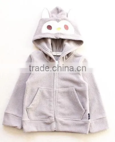polar fleece jacket boy's thin warm coat boy's casual coat with hooded cheap warm coat
