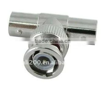 BNC Male to Double Female Video Cable Connector
