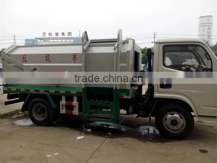 new models dongfeng multifuction seal dump garbage trucks for sale