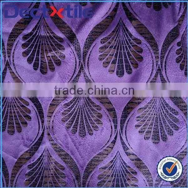 Wholesale 100% Polyester flocking for curtain fabric