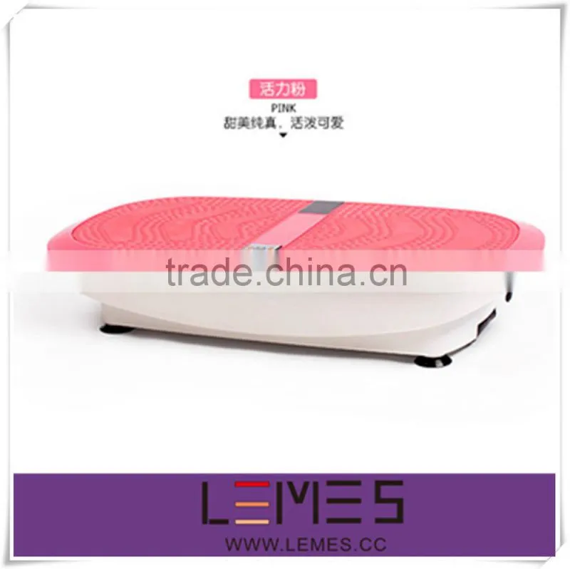 2015 LEMES ulrathin oscillating vibration plate machine crazy fit massager