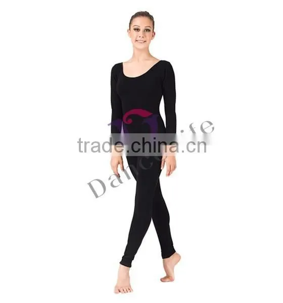A2619 Adults ankle-length gymnastic & ballet dance unitards costumes, lady spandex unitards for sale