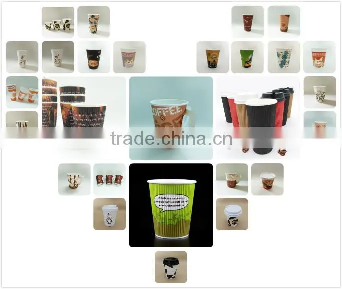 different size PE coated paper cup fan for paper cups