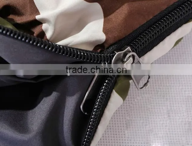 290T Camouflage wearable envelope sleeping bag, military sleeping bags/ bag/ sleep bag
