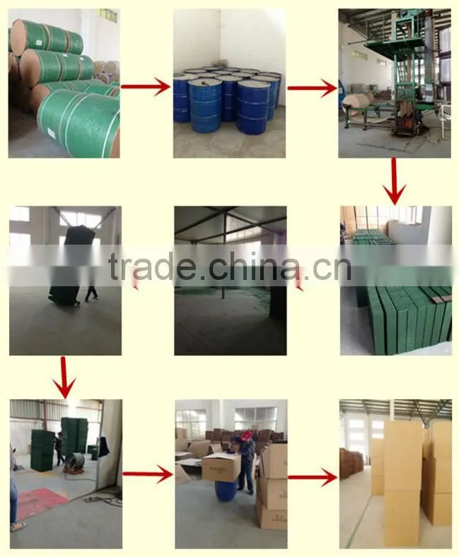 Greenhouse and poultry house evaporative cooling pad