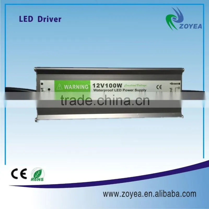 China 100w 12v waterproof constant voltage led power supply led drivers