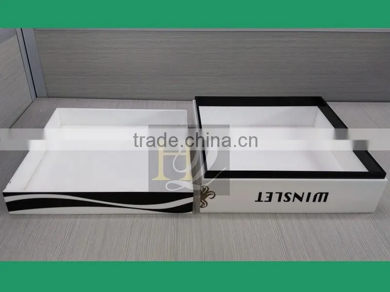 White color acrylic material acrylic boxes with lid, acrylic gift boxes custom