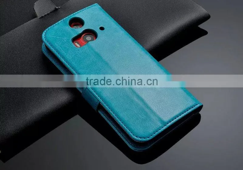 Wholesale Luxury Leather Cell Phone Case With Card Slot For HTC Butterfly 2