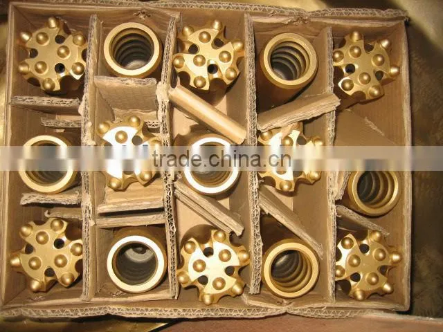 Z76-T38 button bit for top hammer drilling