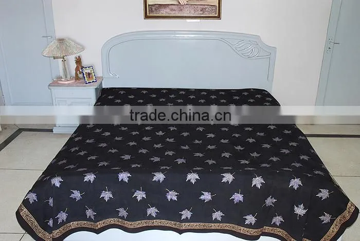 Hand Block Print Cotton Bedspread