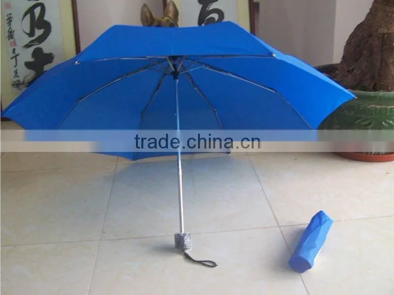 rain parasol 3 folding umbrella with windproof