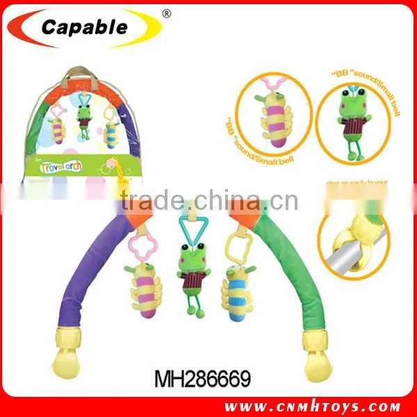 Plush baby rattle toys baby bedside bell for sale