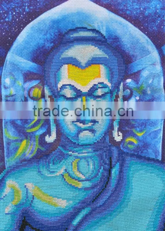3D cross stitch buddha kits india