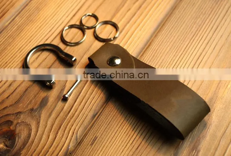 custom leather goods leather key chain