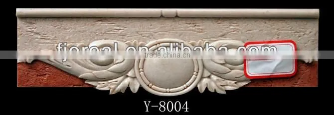 Cheap resin newest design border tile