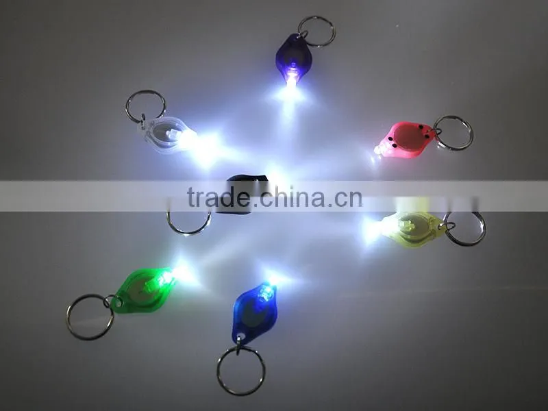 Super Bright 20000 mcd White Light LED Keychain Factory