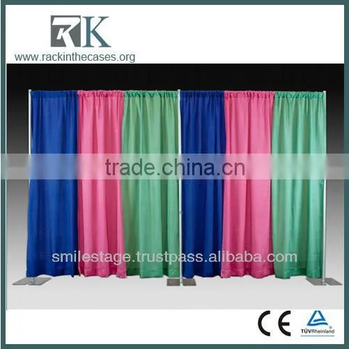 Allstar Elegant Telescopic beautiful pipe drape system wedding backdrop stand