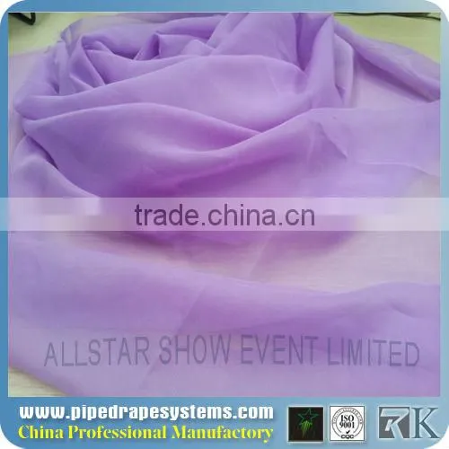 Fire retardant drapery fabric for weeding,trade show,event,church